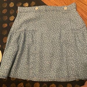 Madewell denim skirt